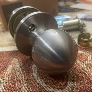 Lot of 2 SCHLAGE Satin Nickel Passage Door Knobs J10 CNA 692 Closet,Laundry NEW